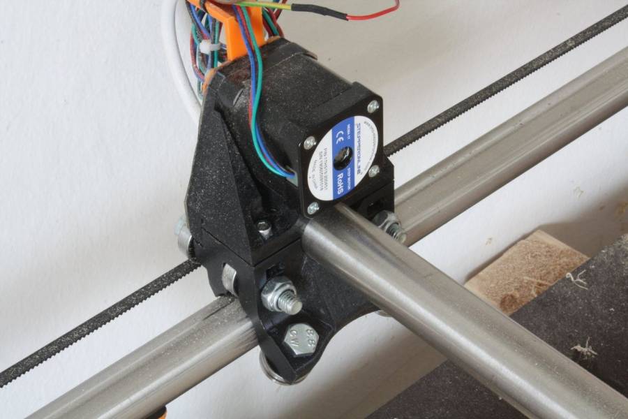 Eine Fräse aus dem 3D-Drucker