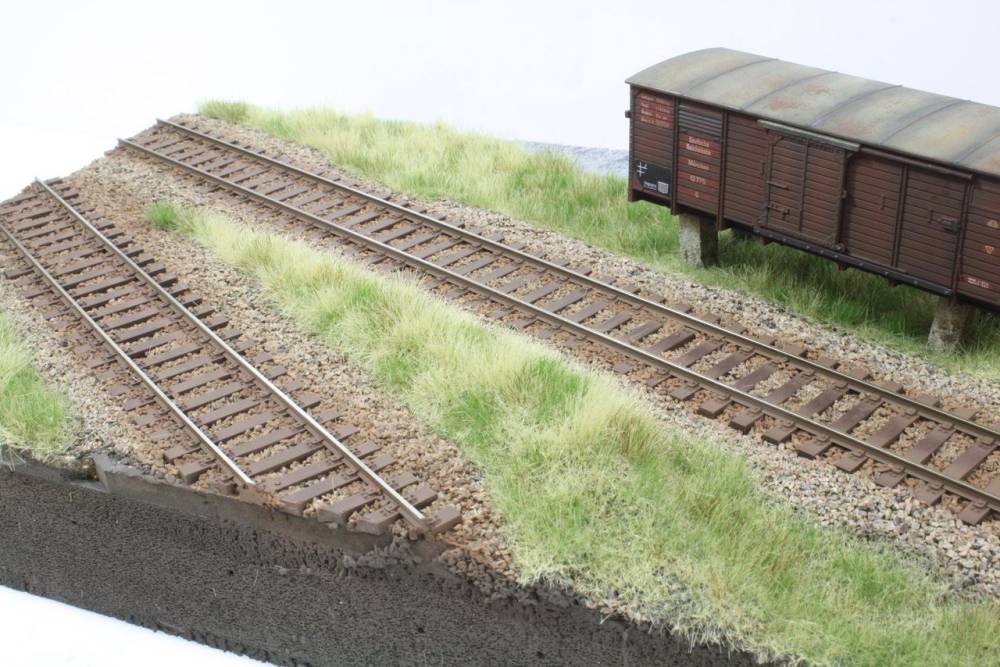 Behelfsgüterschuppen aus einem Güterwagen Behelfsgüterschuppen aus einem Güterwagen