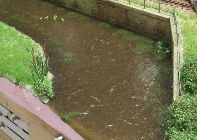 Fertige Wasseroberfläche