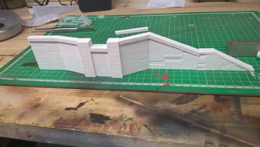 Die einzelnen Mauersegmente sind angepasst und zu einem Bauwerk verbunden. Die einzelnen Mauersegmente sind angepasst und zu einem Bauwerk verbunden.